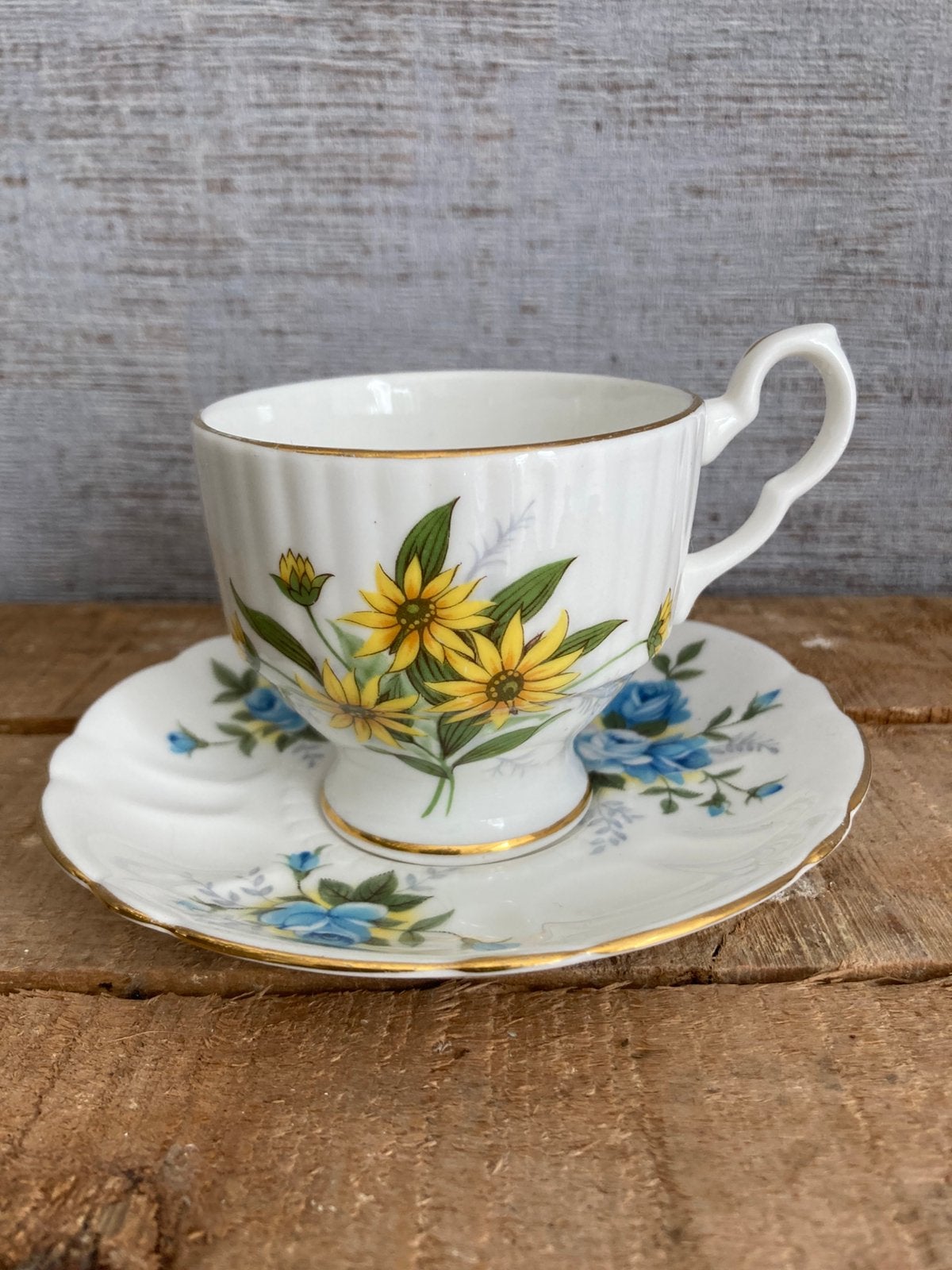 Vintage kop en schotel van Royal Arden, made in England, Ophalen of Verzenden