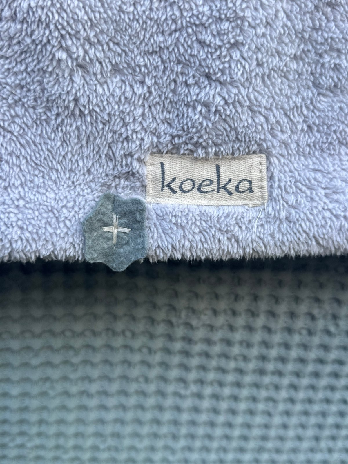 Koeka Oslo Ledikant Deken Zeegroen, Ophalen of Verzenden, Zo goed als nieuw, Deken, Koeka