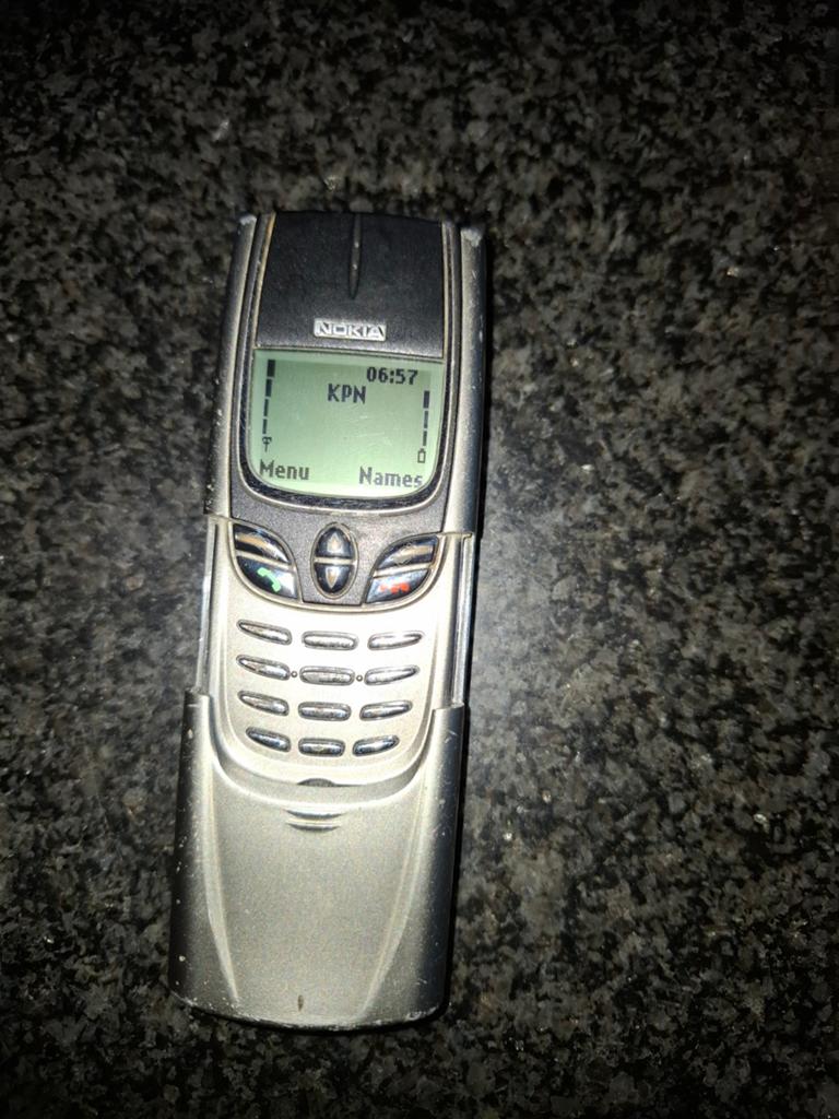 Nokia 8850 met nieuwe accu en lader., Gebruikt, Schuifmodel, Geen camera, Ophalen of Verzenden
