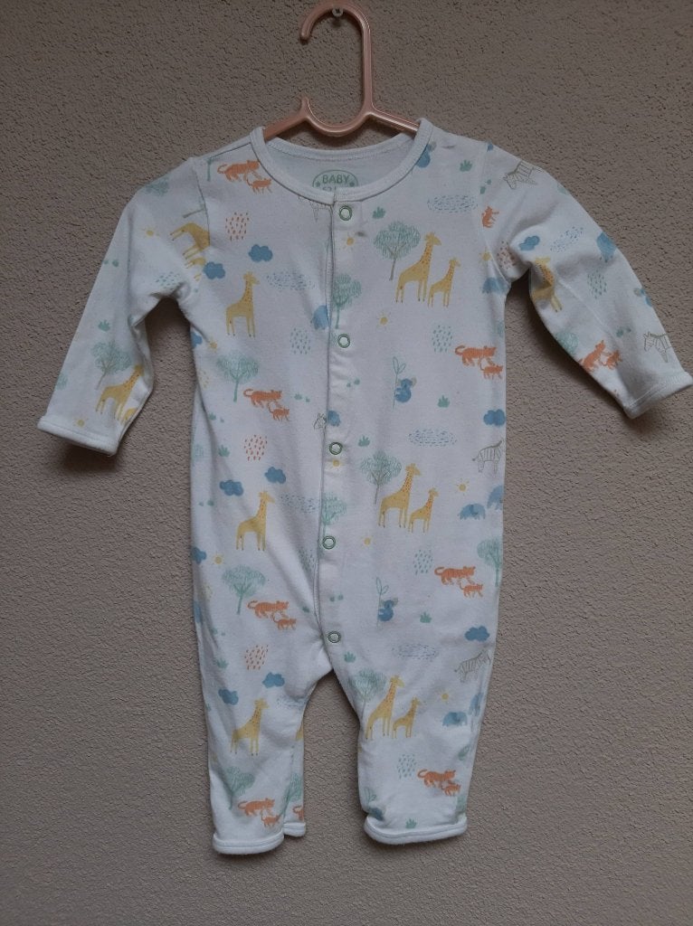 Pyjamapakje dieren Baby Mt 62/68, Ophalen of Verzenden, Gebruikt, Jongetje, Nacht- of Onderkleding