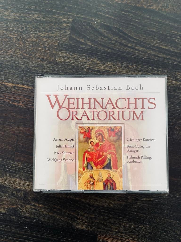 Bach: Weihnachtsoratorium - Helmuth Rilling (CD), Cd's en Dvd's, Cd's | Klassiek, Verzenden, Boxset, Zo goed als nieuw, Barok