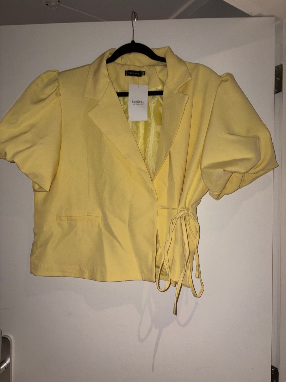Prachtige Overslag Blazer Terstal Geel Maat XXL Nieuw, Geel, Maat 46/48 (XL) of groter, Nieuw, Ophalen of Verzenden