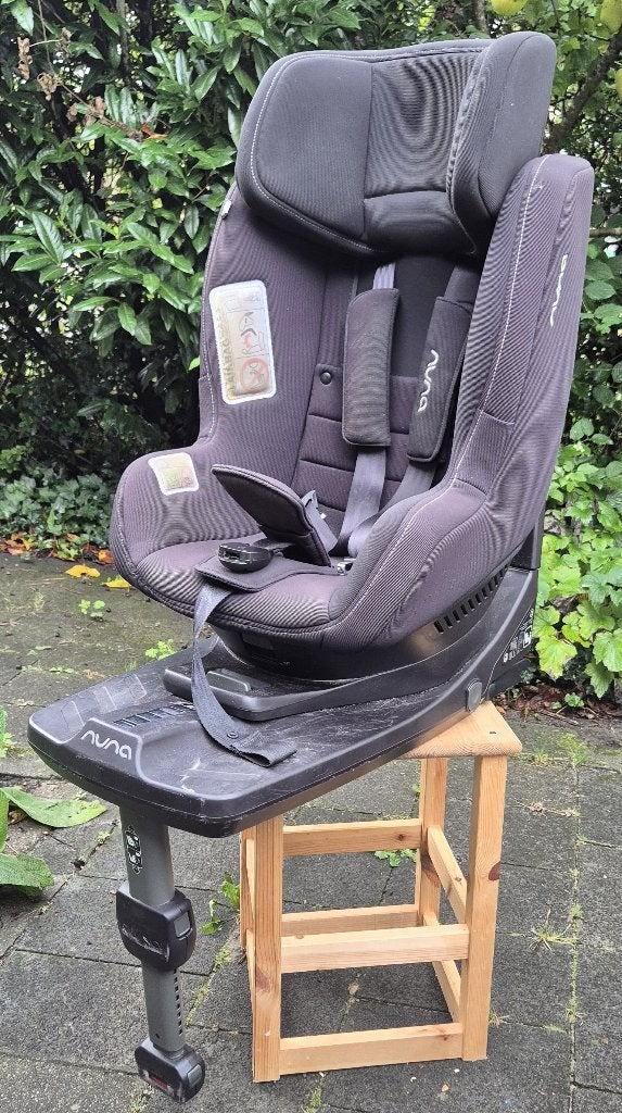 Nuna Rebl Plus Autostoel - i-Size, Isofix, 360 draaibaar, Overige merken, Verstelbare rugleuning, Gebruikt, 0 t/m 18 kg