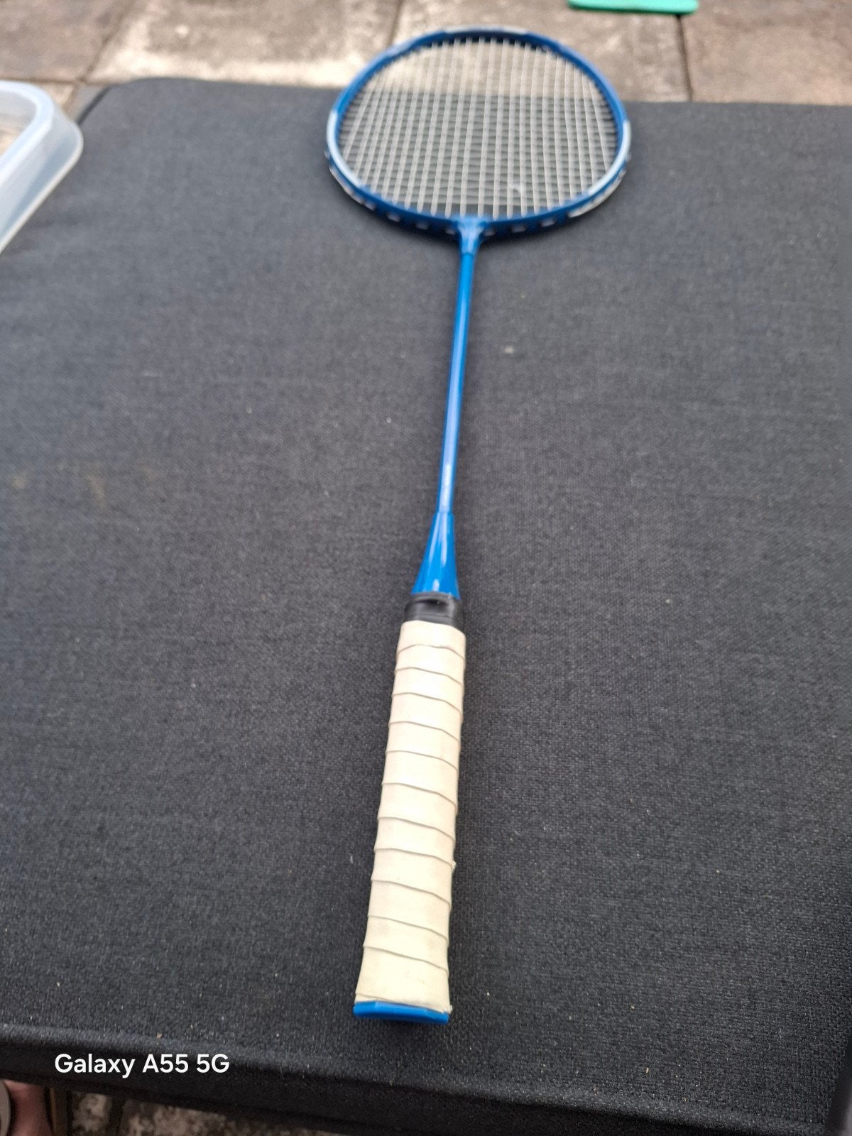 2 Perfly Badminton Rackets BR 100 - Blauw en Geel, Ophalen of Verzenden, Niet bekend, Niet bekend, Gebruikt