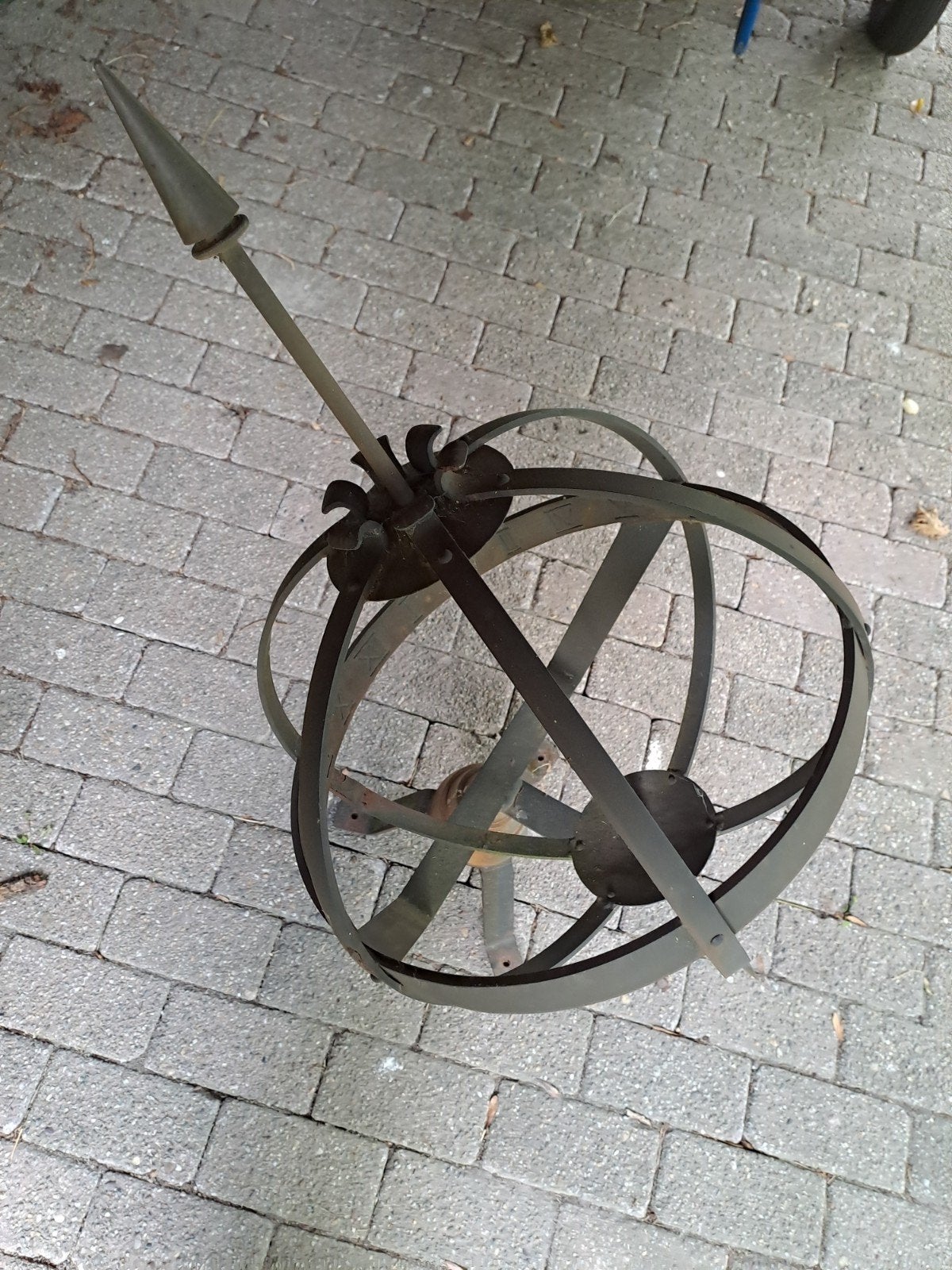 zonwijzer metaal, Ophalen