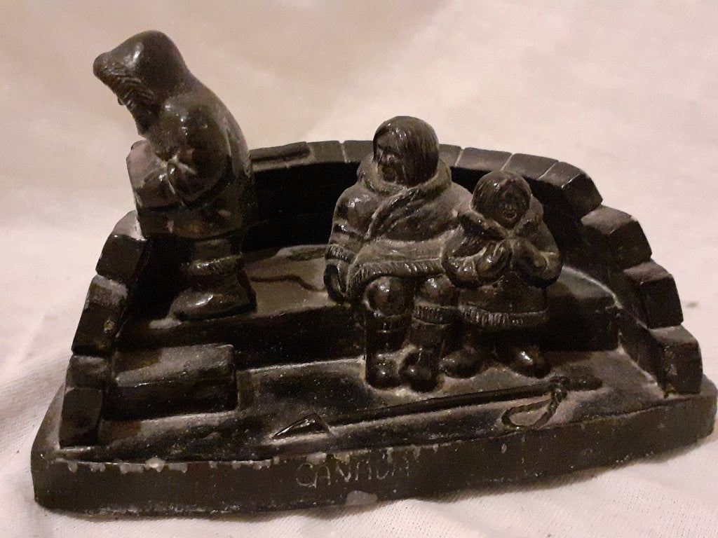 Eskimo – Inuit beeldje Canada, Ophalen of Verzenden, Zo goed als nieuw, Mens