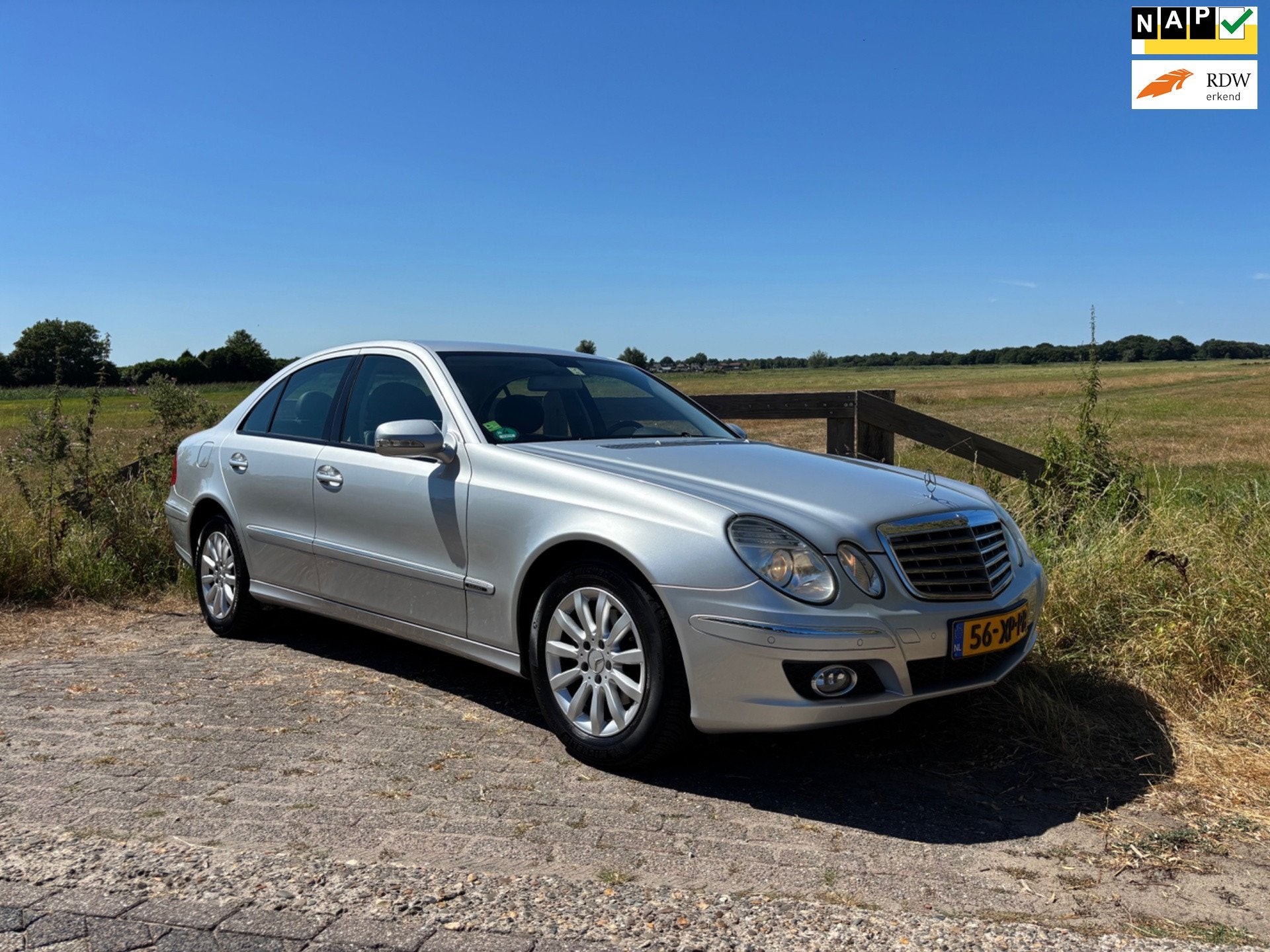 Mercedes-Benz E-klasse 200 K. Elegance, Uniek, Volledige his, Auto's, Automaat, Achterwielaandrijving, Gebruikt, 4 cilinders