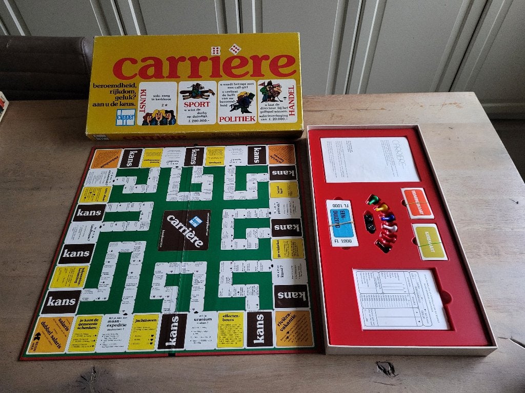 spel Carriere zgan!, Hobby en Vrije tijd, Gezelschapsspellen | Bordspellen, Vijf spelers of meer, Ophalen of Verzenden, Zo goed als nieuw