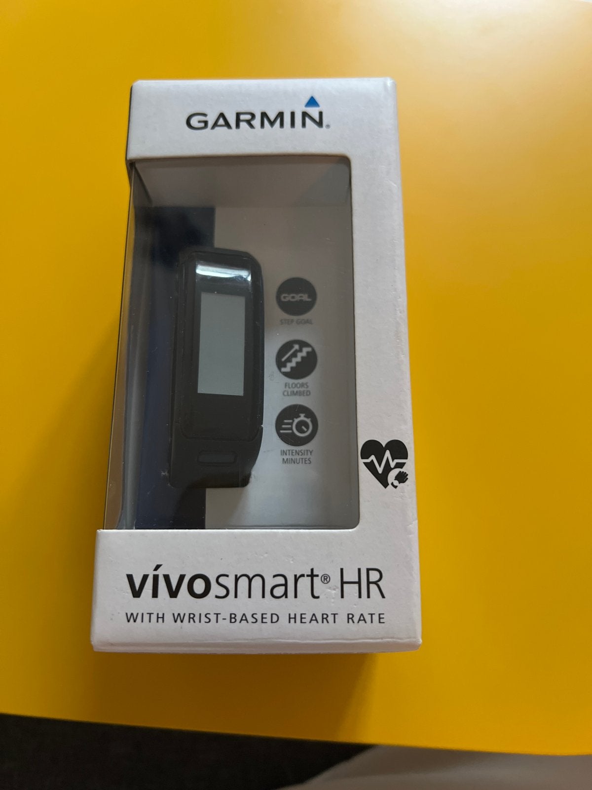 Garmin Vivosmart HR Activity Tracker Zwart, Ophalen of Verzenden, Zo goed als nieuw, Zwart