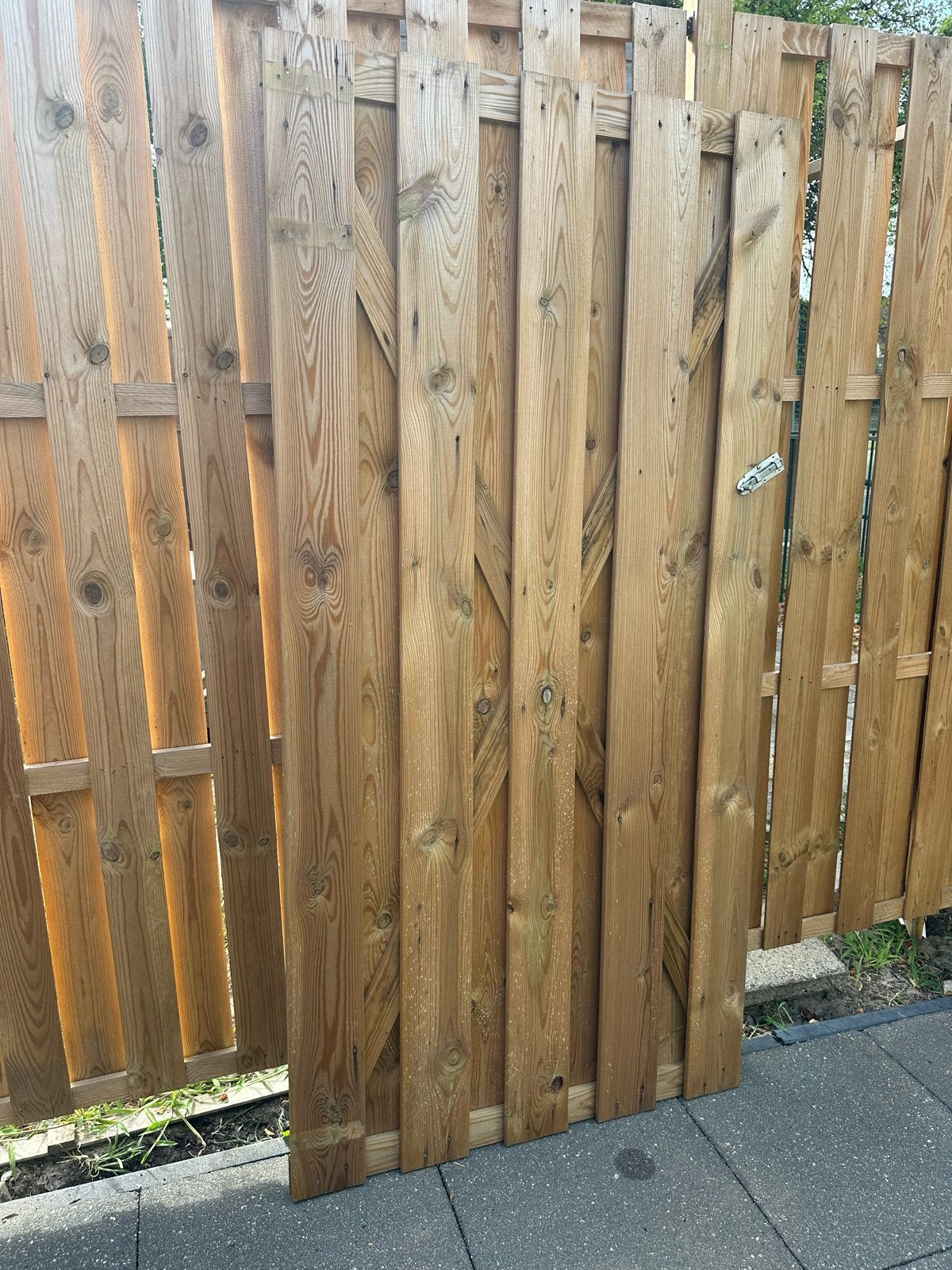 Elephant Tuinpoort Geïmpregneerd Grenenhout Recht 90x180, Tuin en Terras, Ophalen, Minder dan 100 cm, Nieuw, Looppoort
