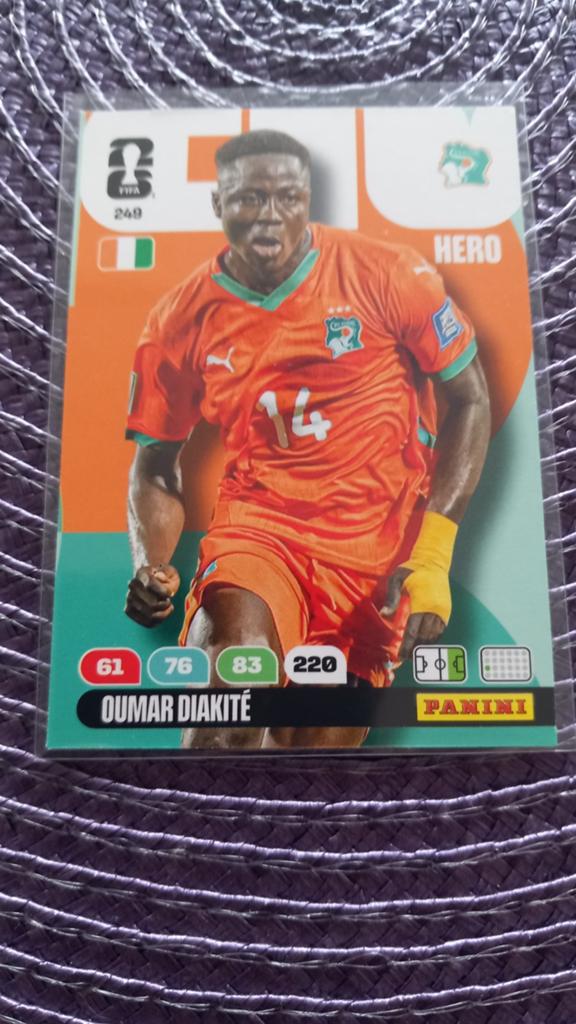 Oumar Diakité Panini Adrenalyn FIFA World Cup 2026 Kaart, Ophalen of Verzenden