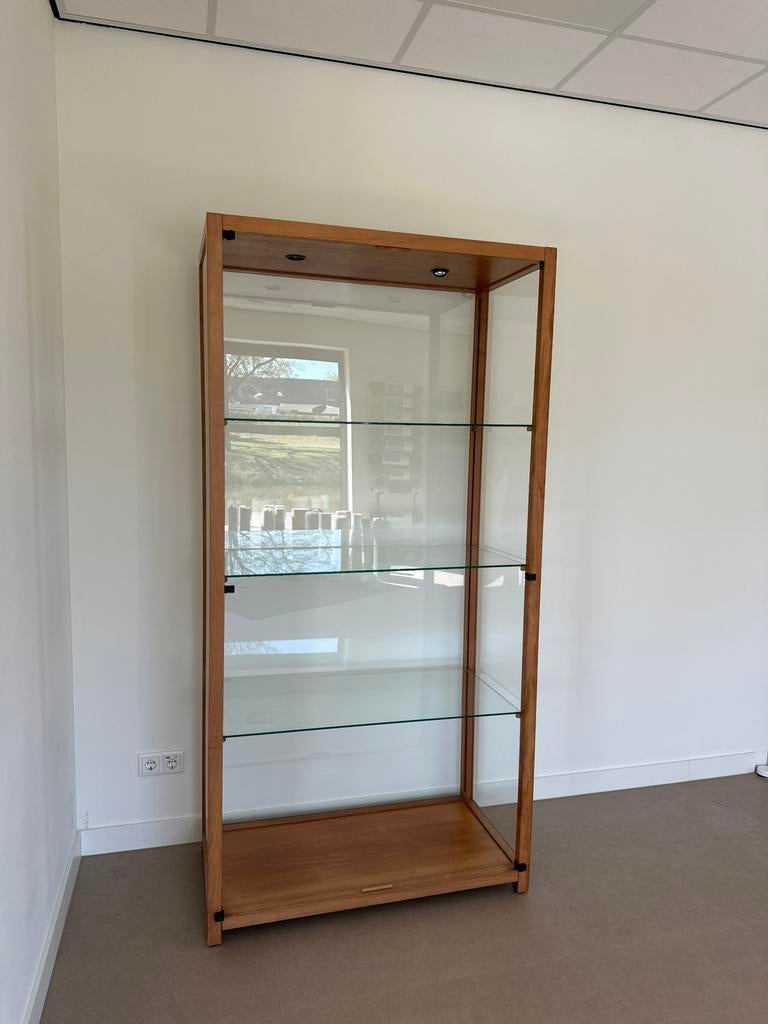 Vitrinekast zonder deuren, Ophalen, Overige materialen, Gebruikt, 200 cm of meer