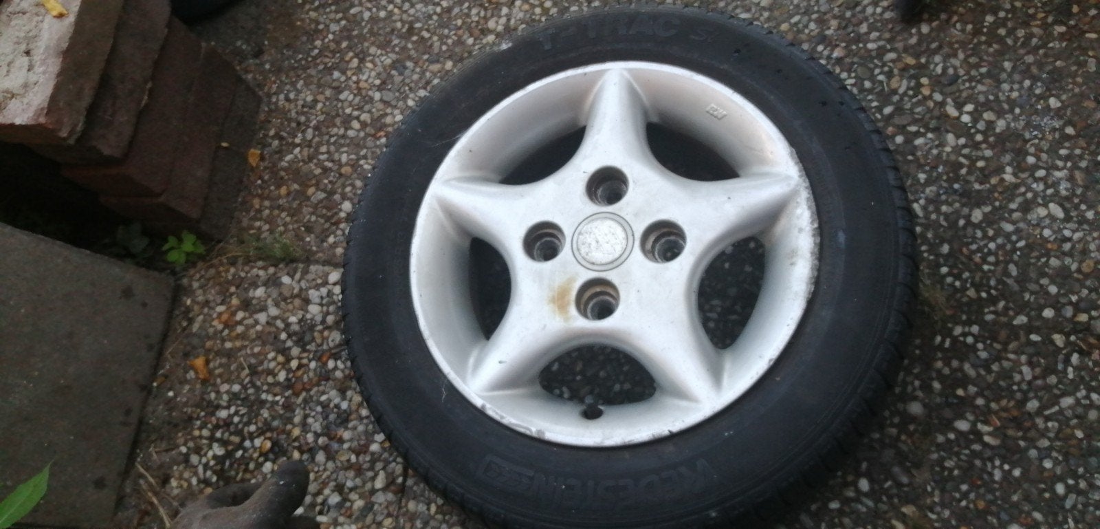 Reserve aanhanger wiel R13 met band 165/65 R13 77T, Ophalen of Verzenden, Gebruikt