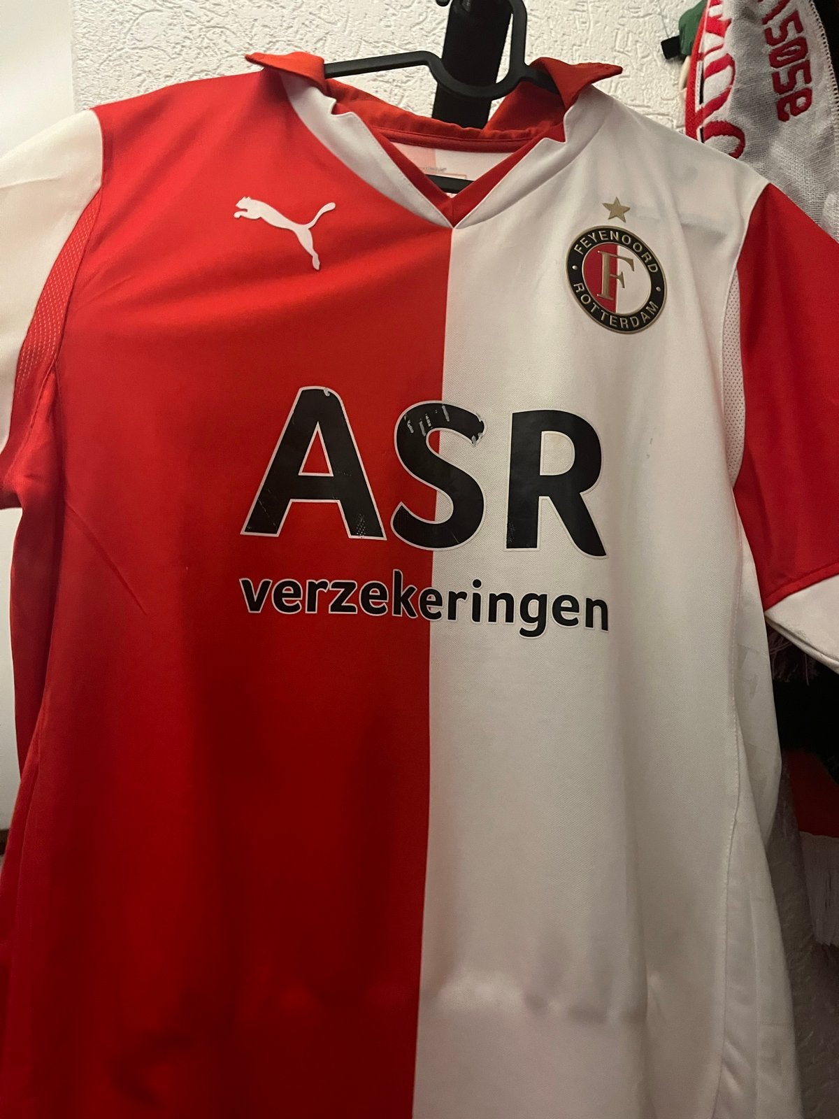 Feyenoord Matchworn Shirt Ricky van Haaren, Overige maten, Ophalen of Verzenden, Voetbal, Gedragen