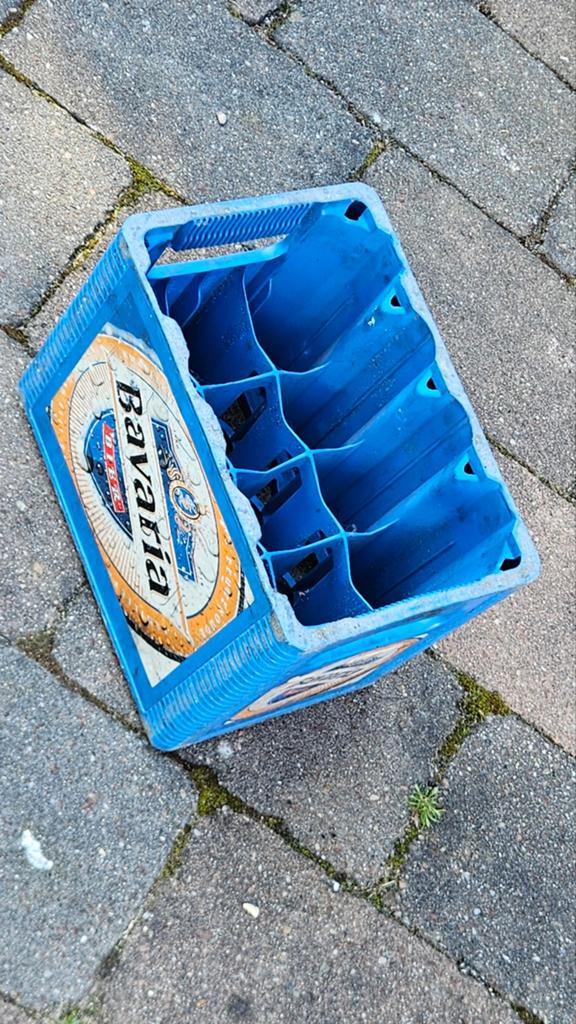 Vintage Bavaria Bierkrat - Leeg Krat, Verzamelen, Ophalen of Verzenden, Gebruikt, Overige typen, Bavaria