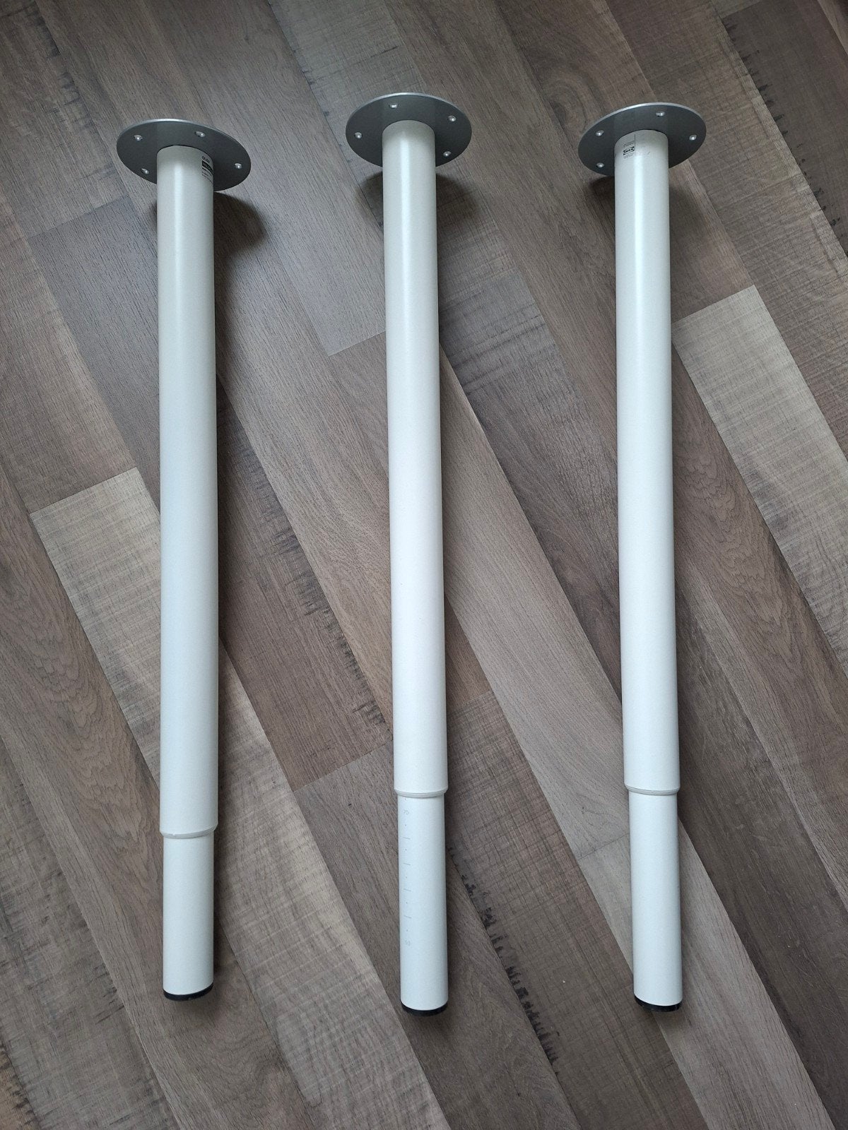 Meubelpoot wit verstelbaar 60-90cm, Huis en Inrichting, Tafelonderdelen, Ophalen, 50 tot 100 cm, 50 tot 100 cm, Zo goed als nieuw