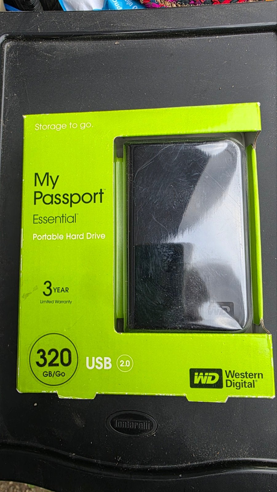 WD My Passport Essential 320GB USB 2.0 Externe HDD, Computers en Software, Western Digital, 320 GB, Server, HDD