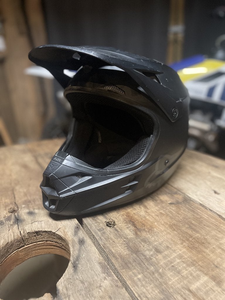 fox helm maat xl inc. oakley bril en handschoenen, Offroadhelm, XL, Tweedehands, Ophalen