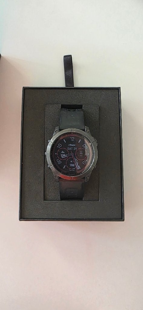 Garmin Fenix 7X Solar, Gebruikt, Zwart, Ophalen of Verzenden, Garmin fenix 7 solar
