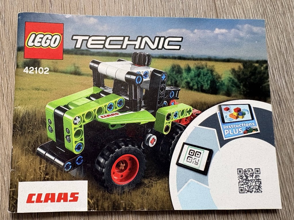 LEGO Technic 42102 Claas Xerion in perfecte staat, Lego, Inclusief instructies, Ophalen of Verzenden, Zo goed als nieuw