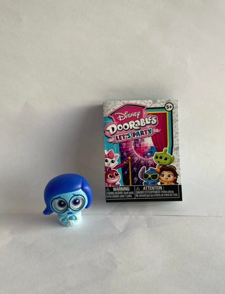Disney doorables lets party sadness, Verzamelen, Disney, Ophalen of Verzenden, Overige figuren, Nieuw, Beeldje of Figuurtje