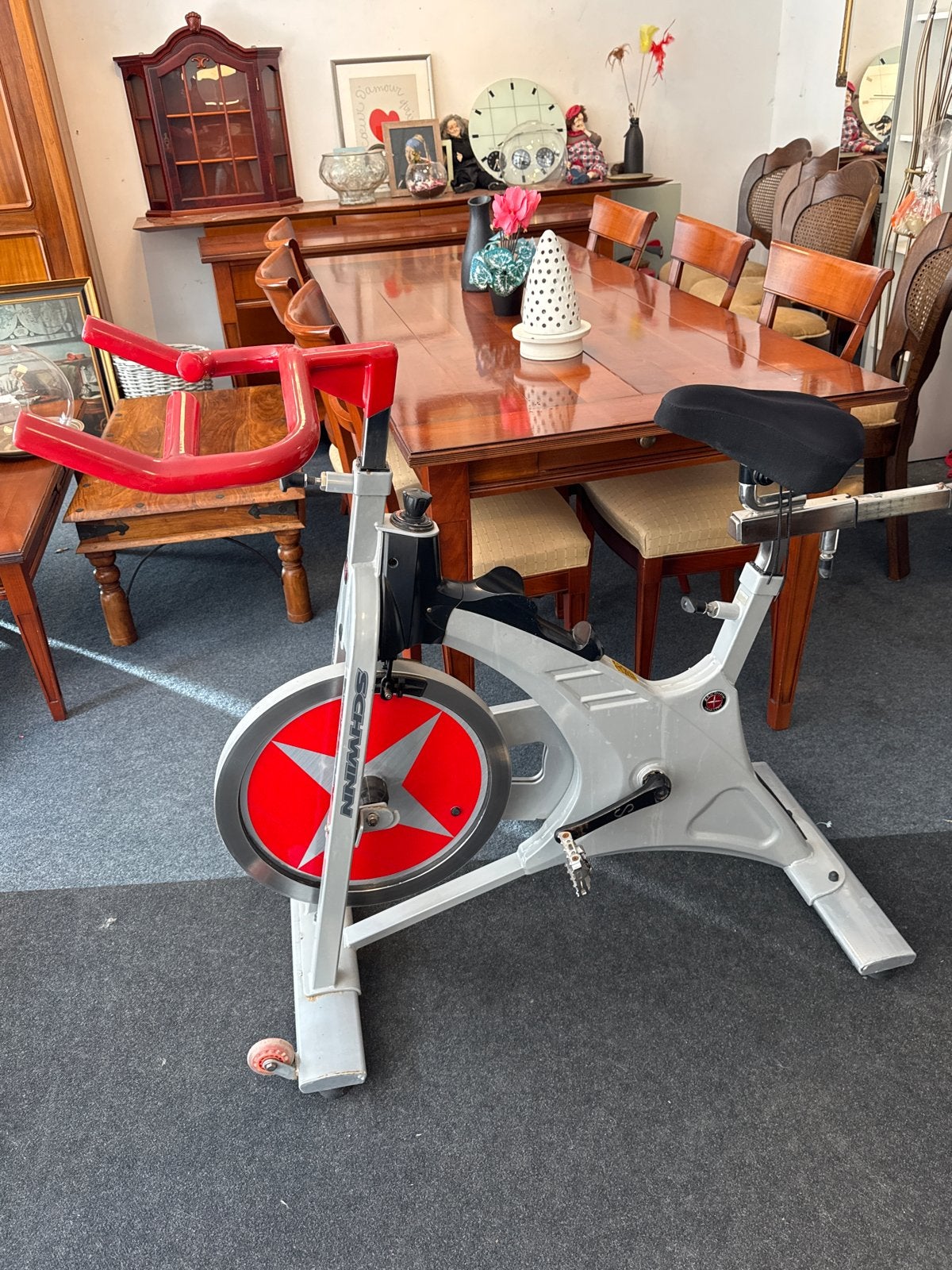 Schwinn Spinningfiets - Perfect voor Thuisworkouts, Gebruikt, Spinningfiets, Ophalen of Verzenden, Metaal