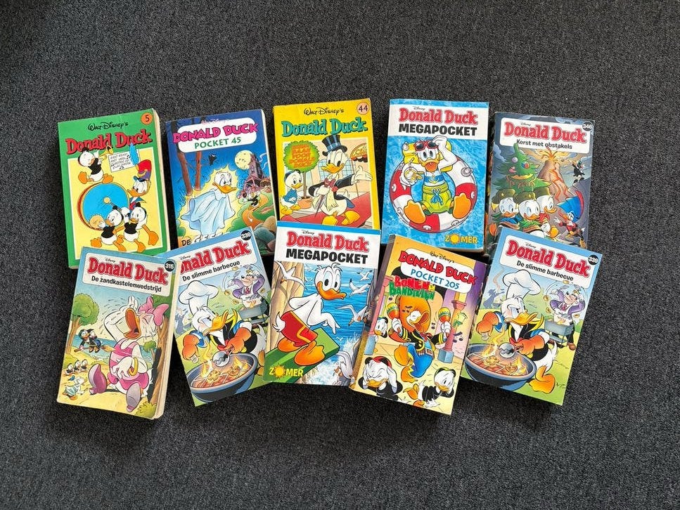 Donald Duck pocket 10x, Meerdere stripboeken, Ophalen, Zo goed als nieuw