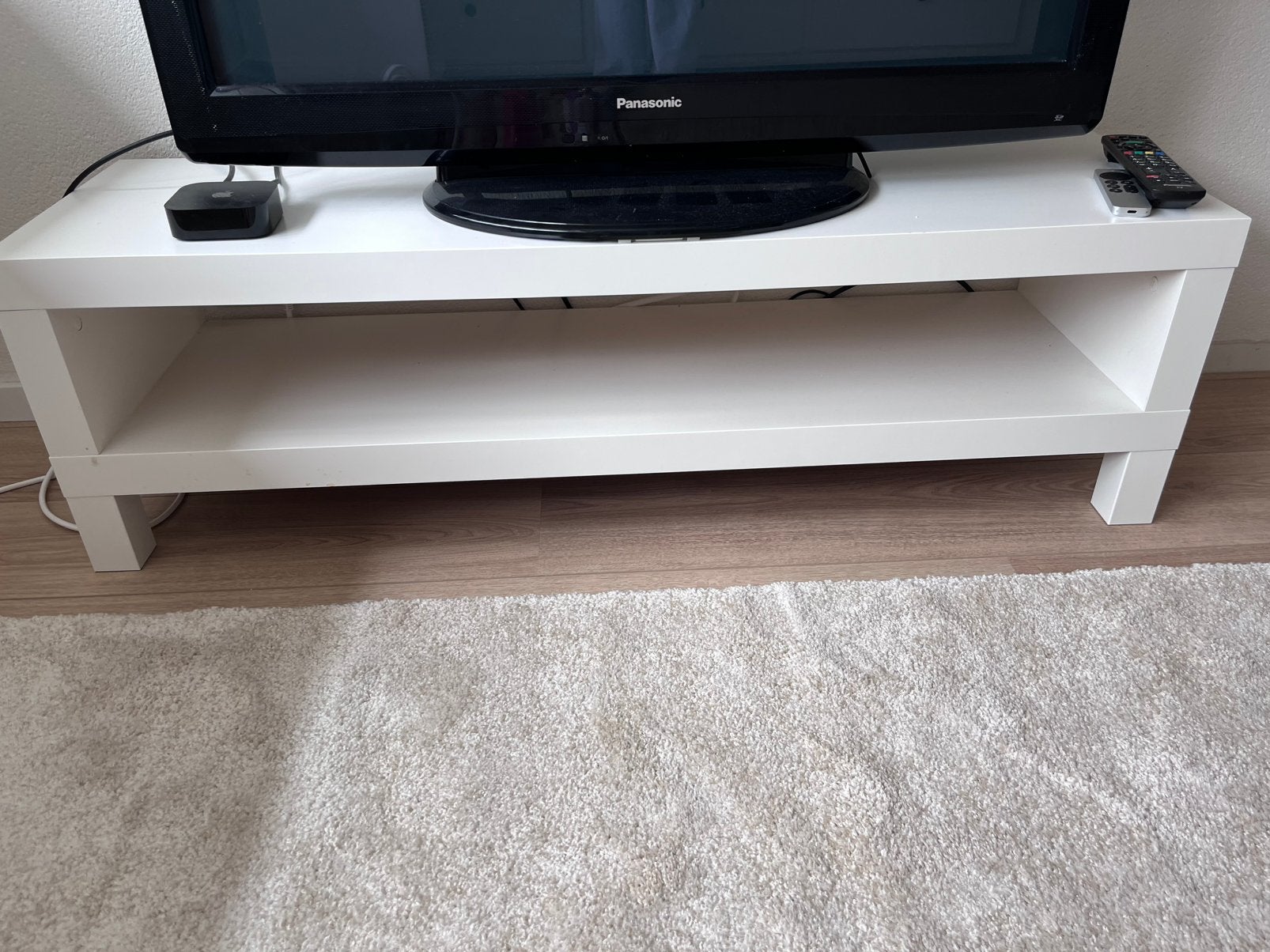 TV meubel wit | Lack | Ikea | zgan, Ophalen, 100 tot 150 cm, Zo goed als nieuw, Minder dan 100 cm