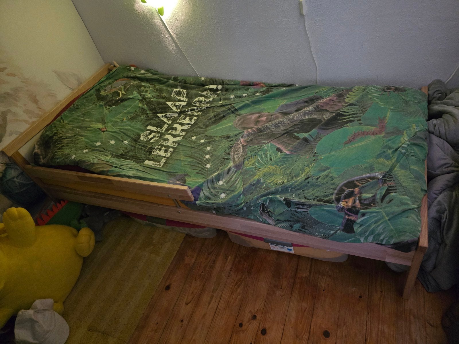 IKEA SNIGLAR Bed 90x160 met lattenbodem en matras, Ophalen, Gebruikt, 90 cm, 190 cm of minder
