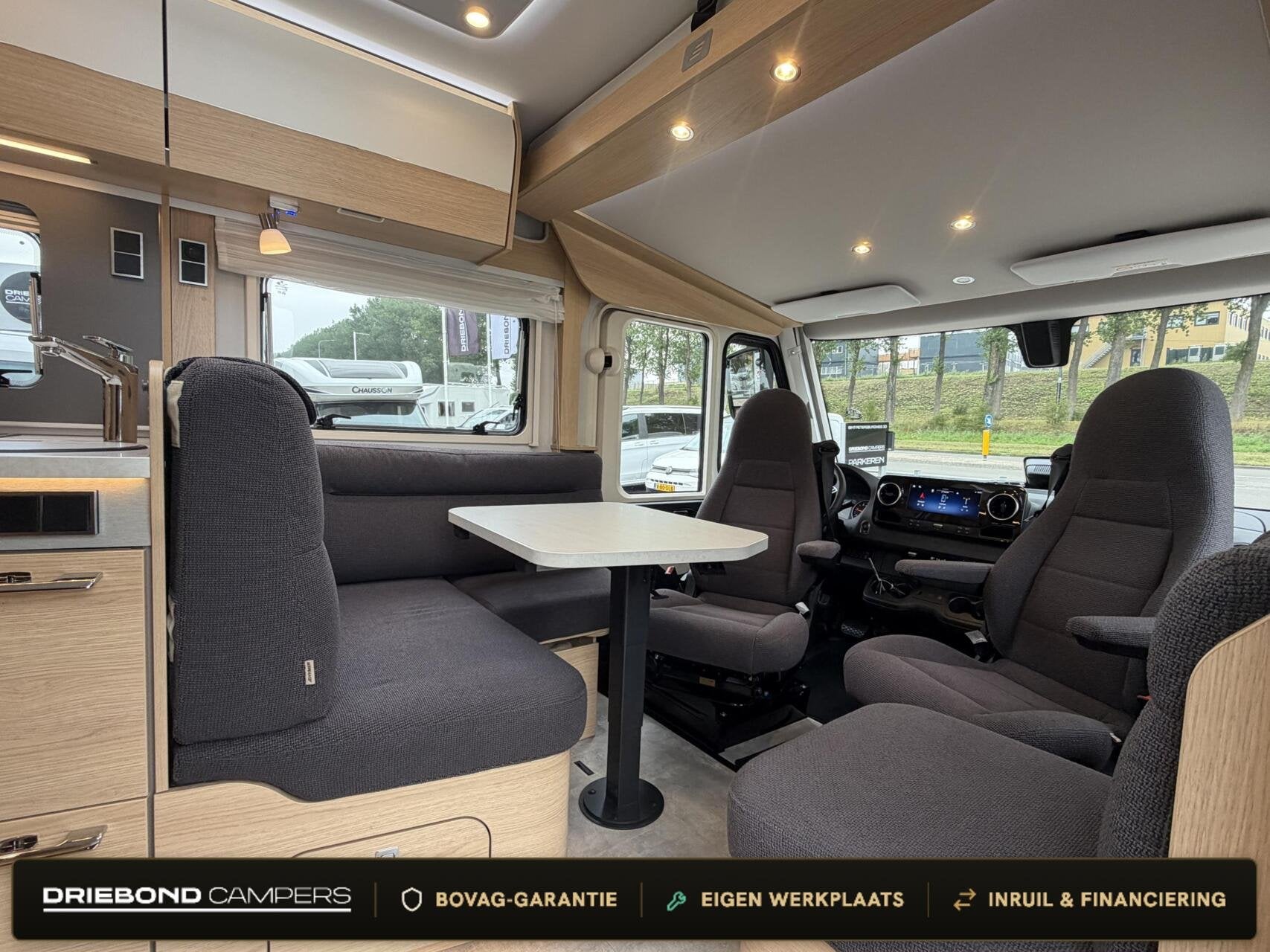 Hymer B-MC I 680 Blackline Enkele Bedden EP-Level 2X Airco L, Caravans en Kamperen, Bedrijf, Elektrische ramen, Hymer, 7 tot 8 meter
