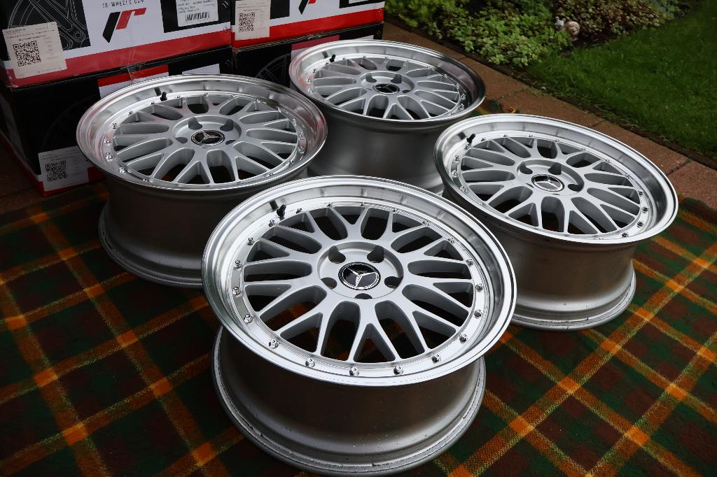 JR-Wheels JR23 Velgen 18 Inch 5x112 Breedset Mercedes, Ophalen, 18 inch, Gebruikt, Velg(en)