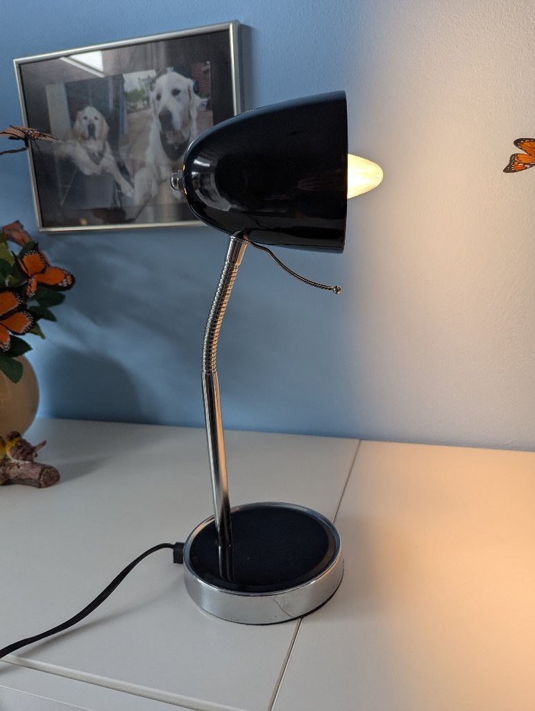 Bureaulamp Aigostar, Zilver, Ophalen of Verzenden, Zo goed als nieuw, Bureaulamp