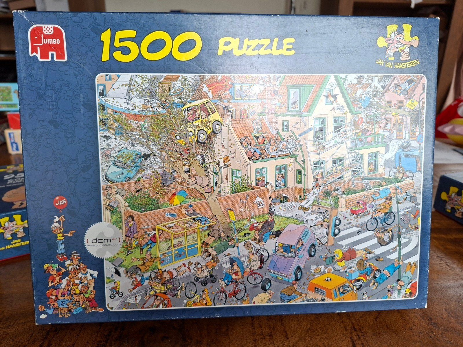 de Storm, Jan van Haasteren 1500 stukjes, Ophalen of Verzenden, 500 t/m 1500 stukjes, Zo goed als nieuw, Legpuzzel
