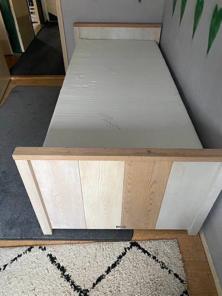 bed, Ophalen, 90 cm, Zo goed als nieuw, 200 cm