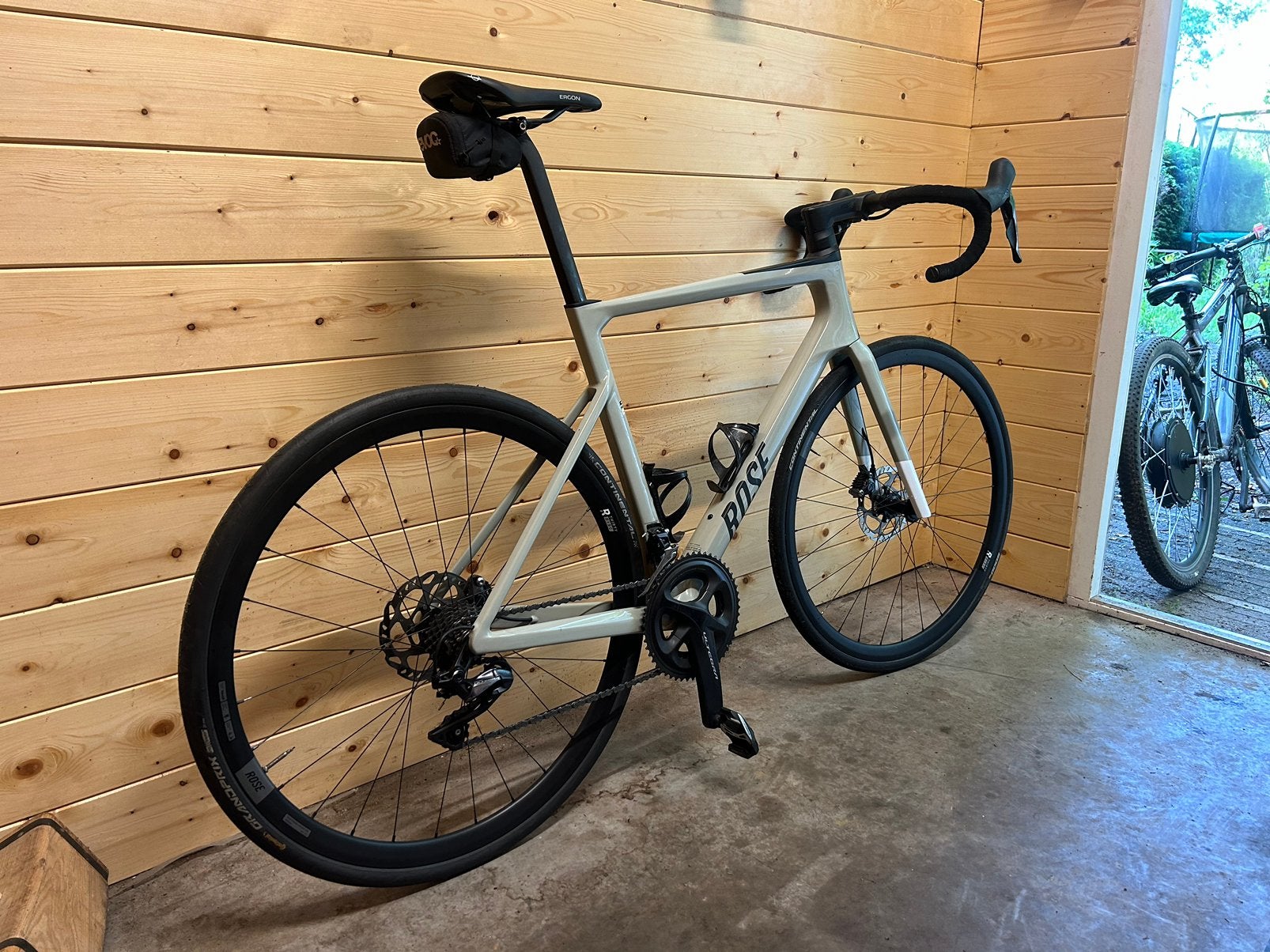 Rose XLite Ultegra Chalk 59cm, 28 inch, Carbon, Heren, Zo goed als nieuw