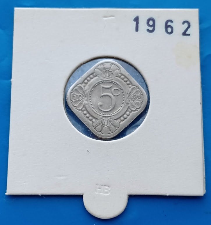 5 cent 1962 - Nederlandse Antillen, Verzenden, Koningin Juliana, 5 cent, Losse munt