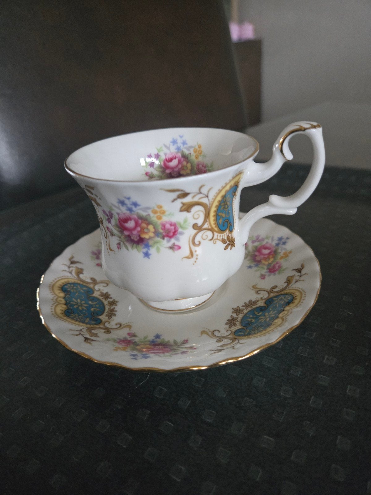 Royal Albert Berkeley kop en Schotel - Bone China, damesmode, Ophalen of Verzenden