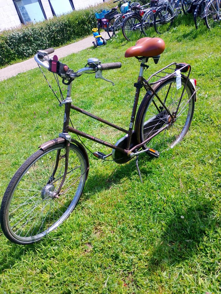 Achterwiel fiets met defecten, Fietsen en Brommers, Fietsonderdelen, Gebruikt, Wiel, Ophalen of Verzenden