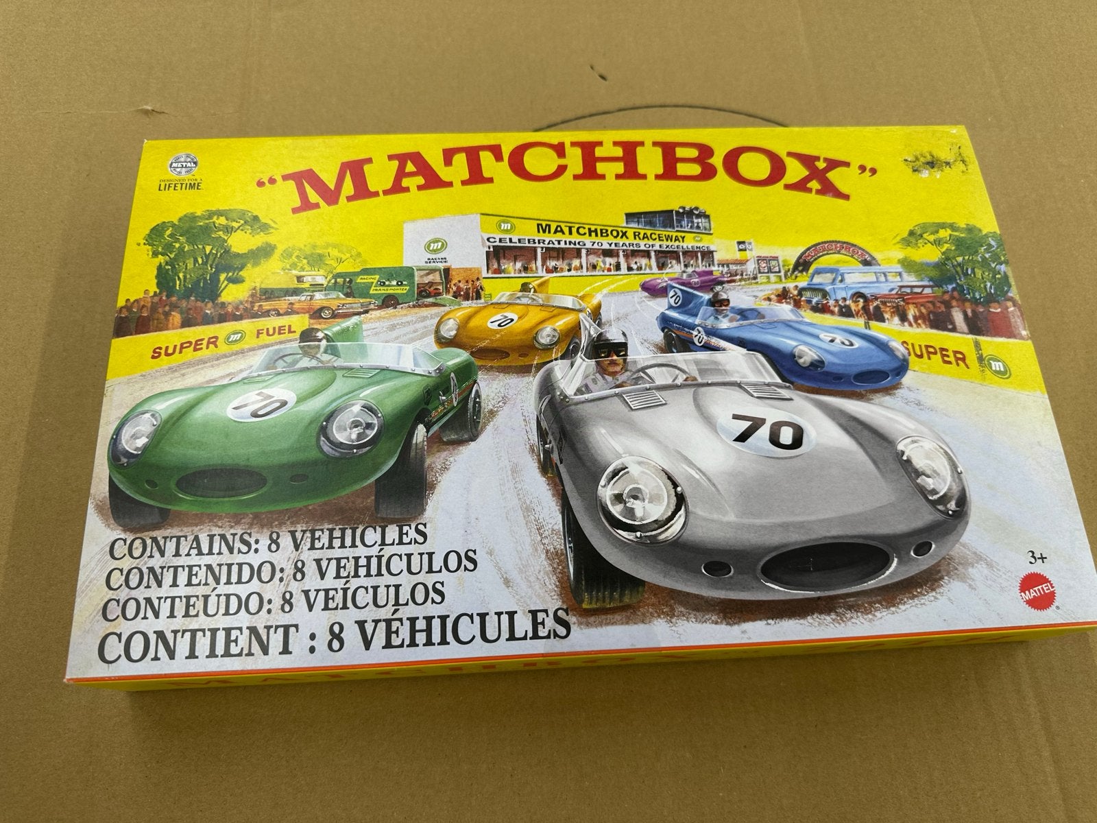 Matchbox Raceway - Nieuw in doos met 8 voertuigen, Ophalen of Verzenden, Nieuw