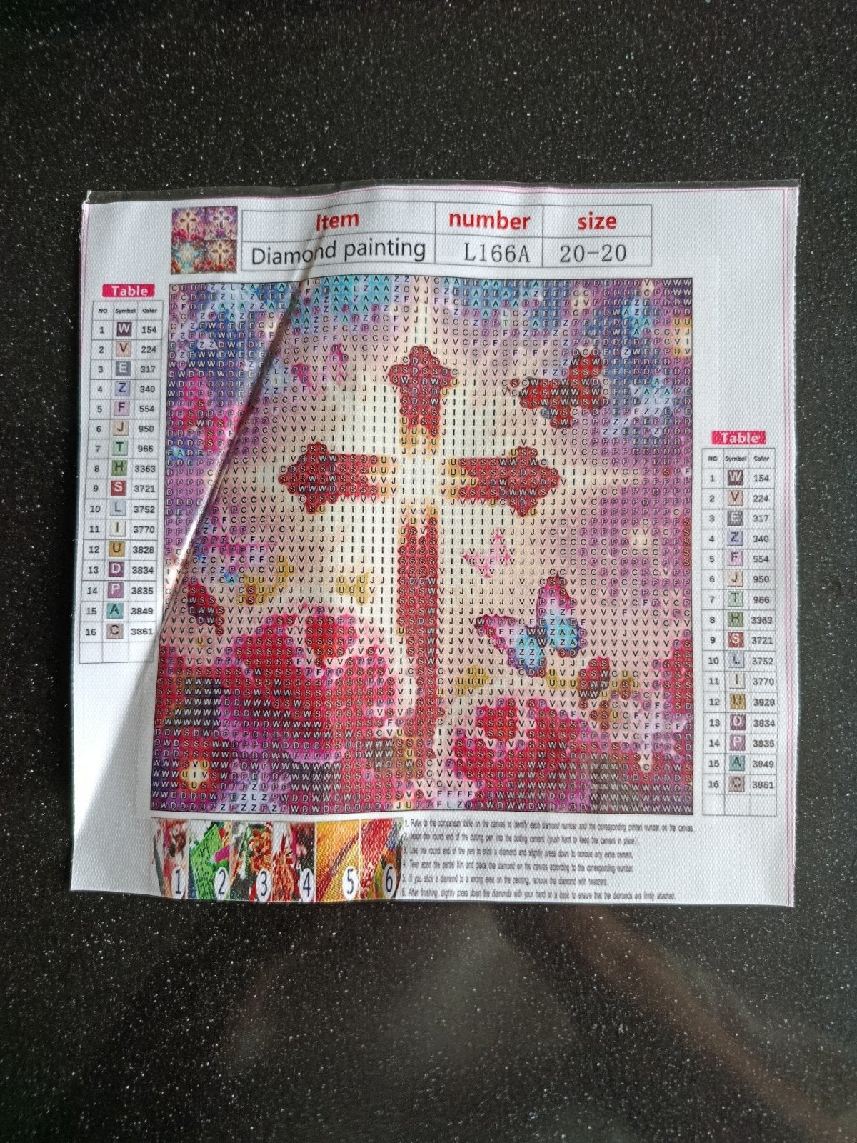 Diamant painting,, Overige thema's, Diamond painting, Nieuw, Meerkleurig