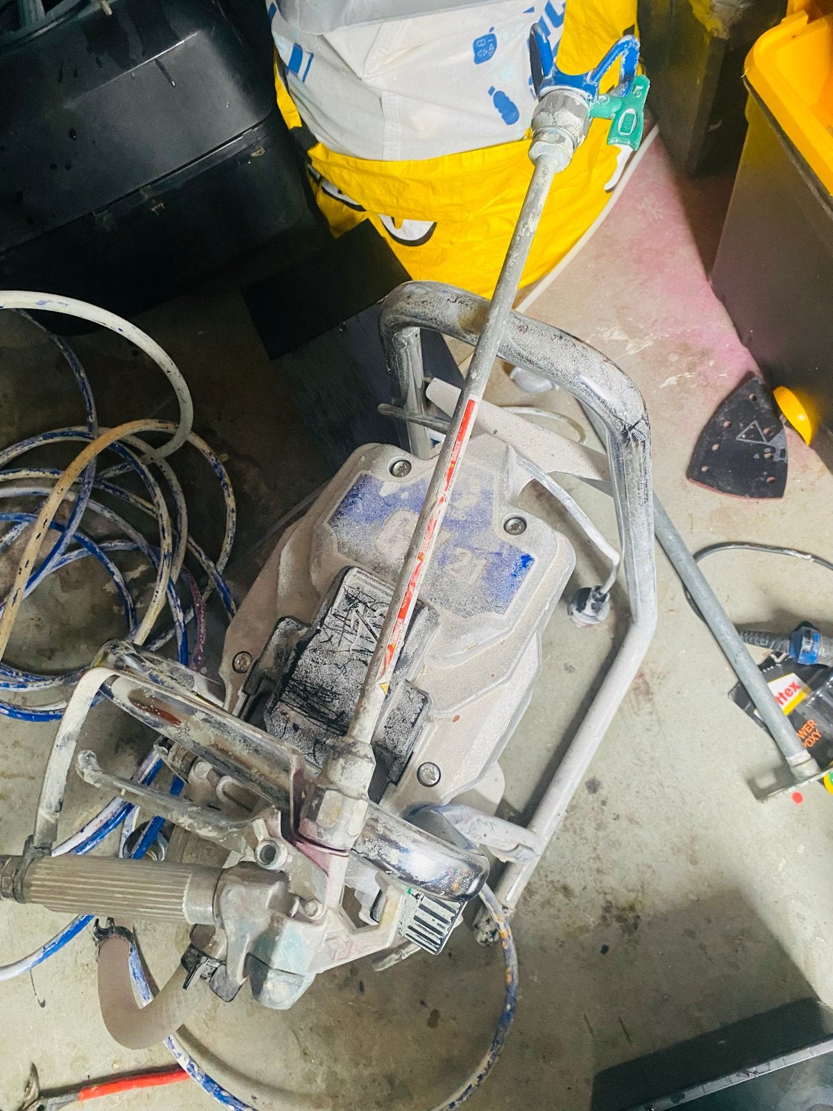 Graco GX 21 Verfspuit - Gebruikt met Nieuwe Tip, Doe-het-zelf en Verbouw, Schildersmaterialen, Ophalen, Gebruikt, Verfspuit of Verfpomp