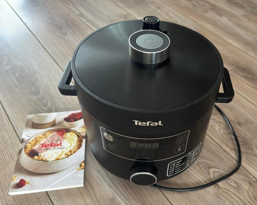 Tefal slowcooker Turbo Cuisine, Ophalen of Verzenden, Timer, Zo goed als nieuw