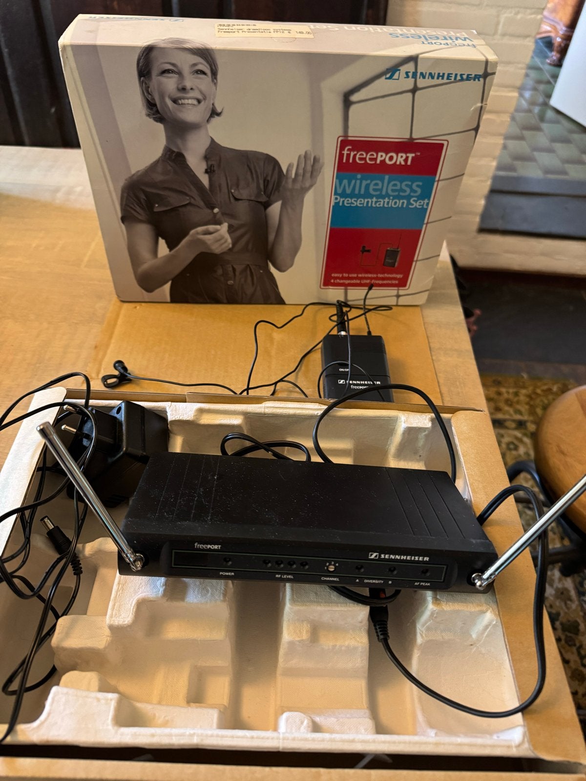 Sennheiser FreePort Draadloze Presentatie Set, Ophalen of Verzenden, Gebruikt, Overige typen, Draadloos