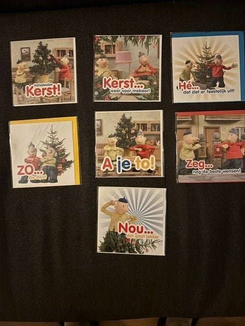 kerstkaarten Buurman & Buurman, Ophalen of Verzenden, 1980 tot heden, Ongelopen, Feest(dag)