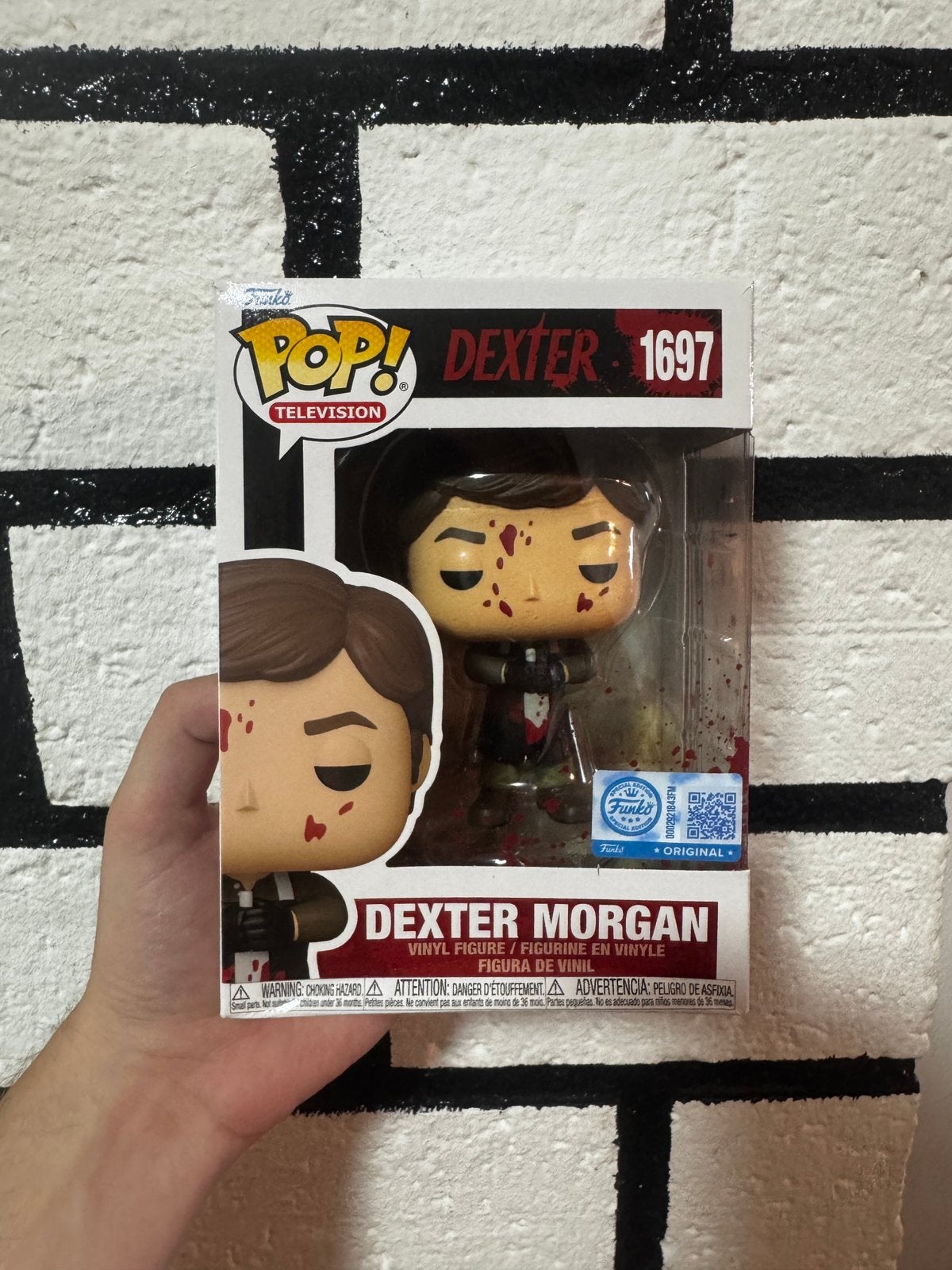 Funko Pop Dexter Morgan 1697 Bloody, Ophalen of Verzenden, Zo goed als nieuw