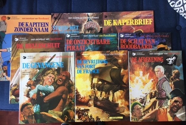 ROODBAARD 8 stripboeken in prima staat, Boeken, Stripboeken, Meerdere stripboeken, Ophalen of Verzenden, Gelezen