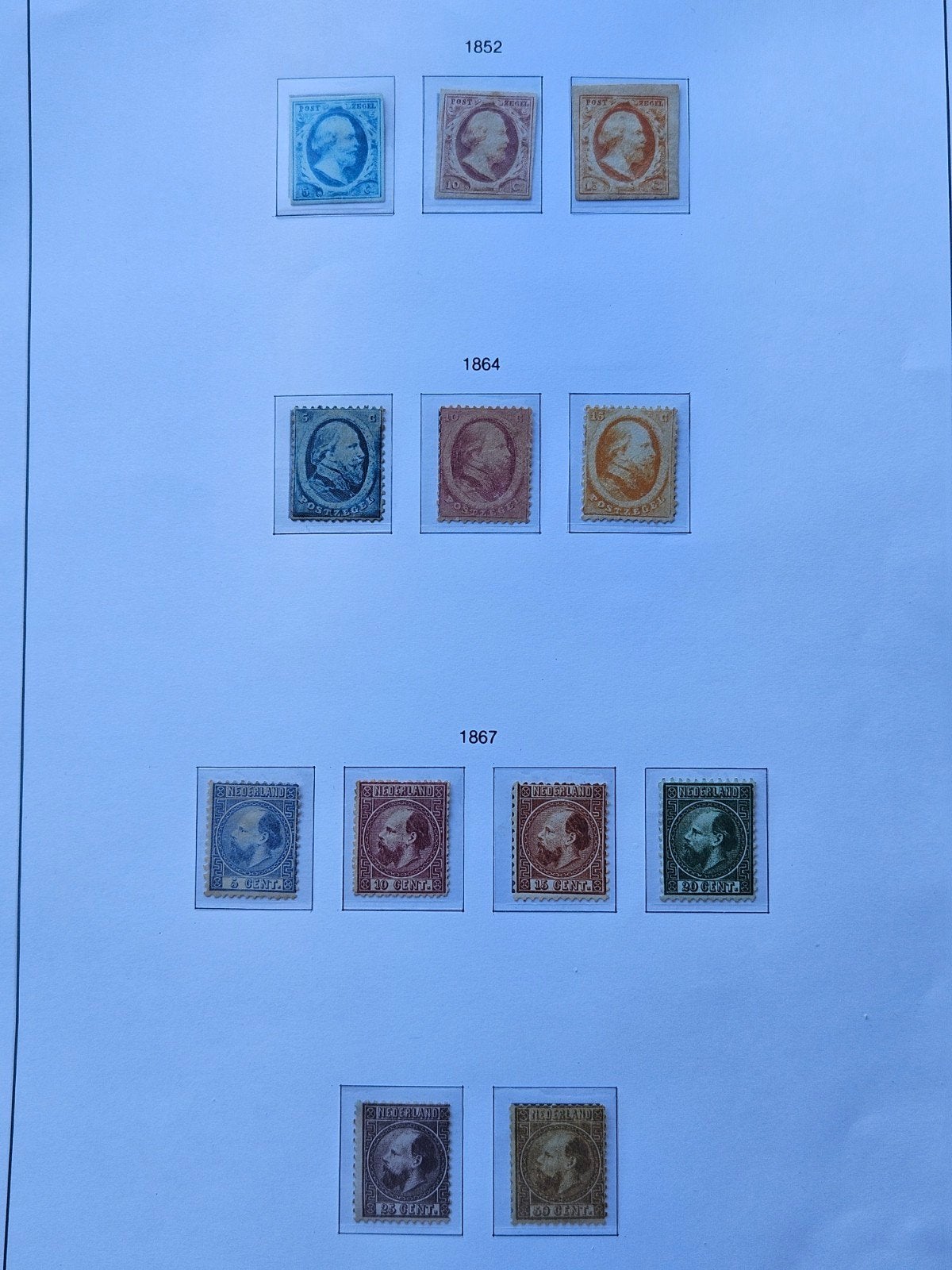 Nederland compleet ongebruikt en postfris 1852 t/m 1982., Ophalen of Verzenden, T/m 1940, Postfris