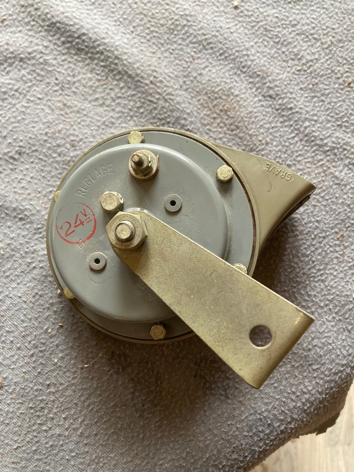 Oldtimer 2 claxons merk Sanor 24 volt, Auto-onderdelen, Vrachtwagen-onderdelen, Ophalen of Verzenden, Nieuw, Overige merken