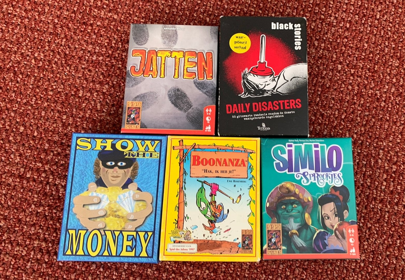 Spellenpakket kaartspellen oa Black stories Boonanza …, Ophalen of Verzenden, Zo goed als nieuw