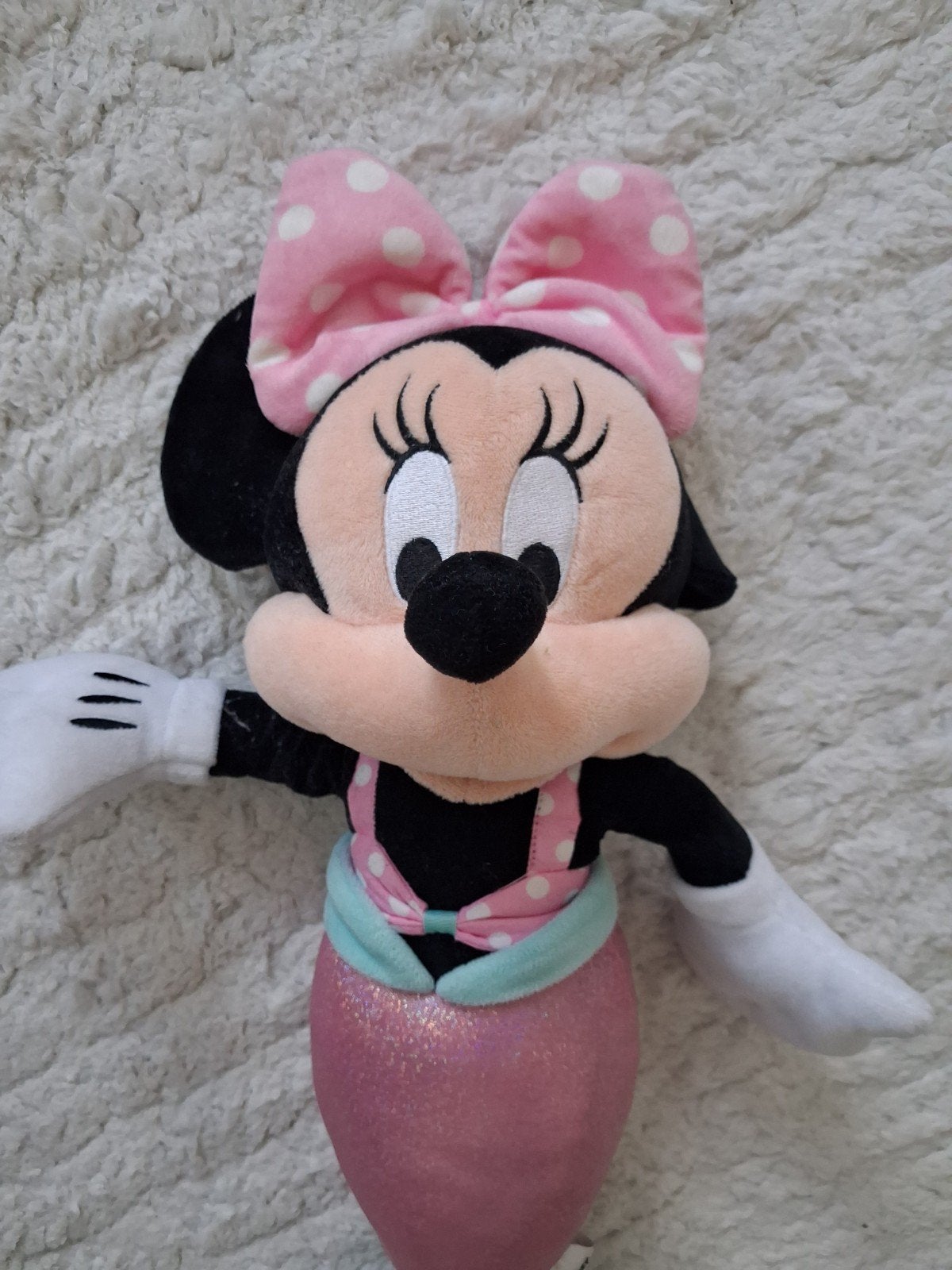 Minnie Mouse zeemeermin knuffel - Disney, Ophalen, Mickey Mouse, Zo goed als nieuw, Knuffel